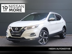 Nissan Qashqai - 1.2 Tekna + | Leder | Trekhaak | Panoramadak | Navigatie | Bose Premium Audiosysteem | Ele