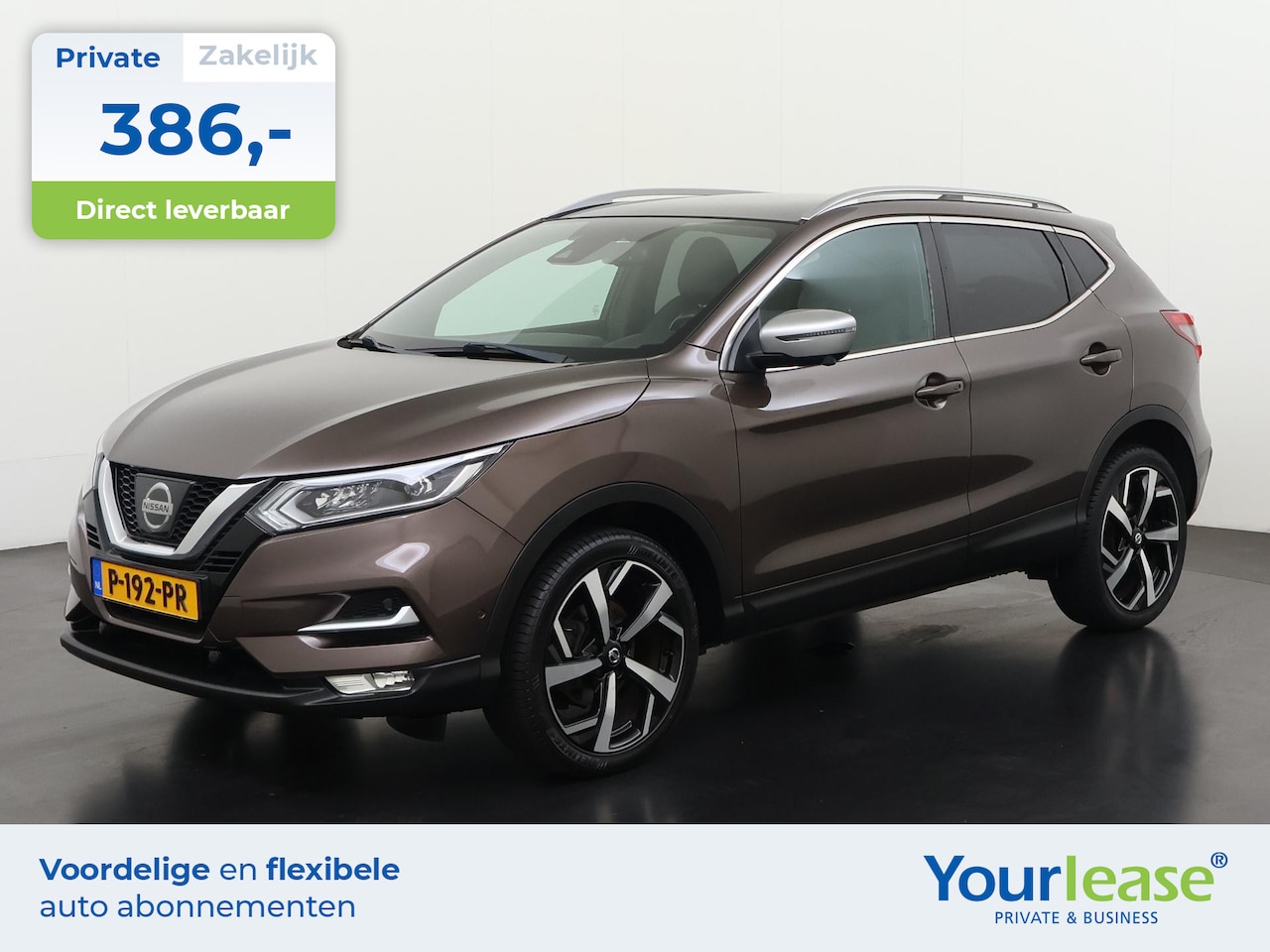 Nissan Qashqai - 1.2 Tekna + | All-in 386,- Private Lease | Direct uit voorraad - AutoWereld.nl