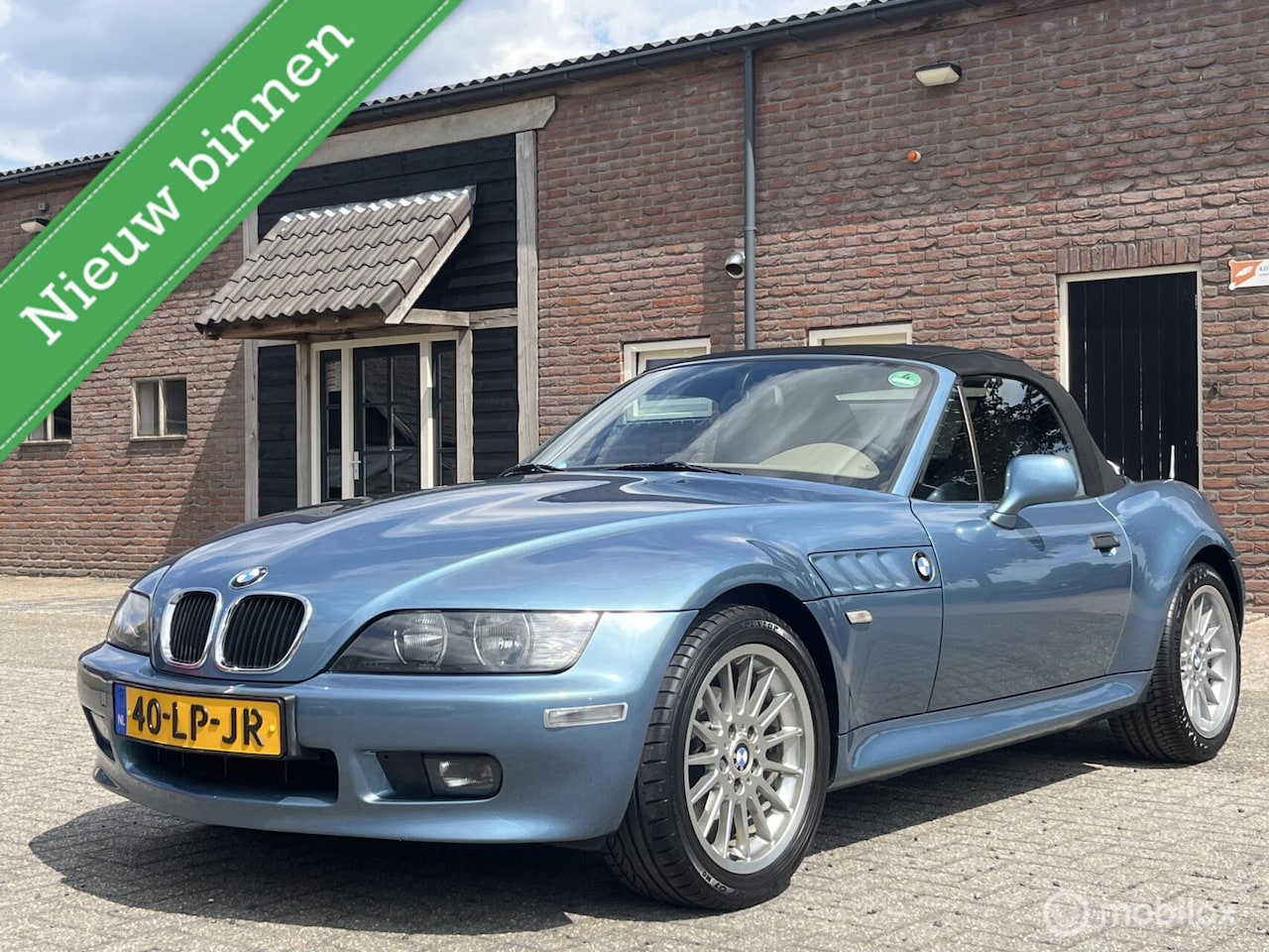 BMW Z3 Roadster - 1.9i Sport Line Leder Sportstoelen l Zeer mooi l Atlanta-blau - AutoWereld.nl