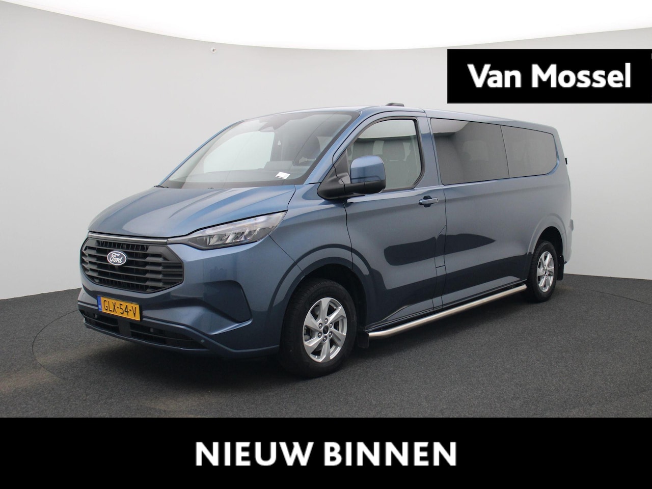Ford Transit Custom - 340 2.5 PHEV L2H1 Limited Incl. BTW & BPM | Adaptieve Cruise Controle | Navigatie | achter - AutoWereld.nl