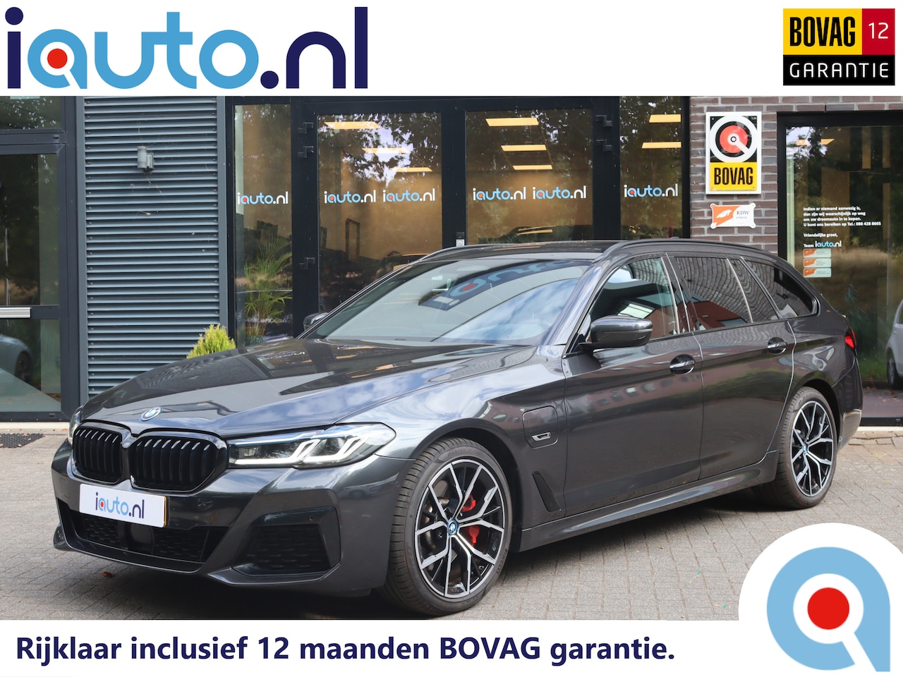 BMW 5-serie Touring - 530e M-Sport Shadow Line Laser LED/HK/Head-up/ACC/Virtual Cockpit+/Camera/Leder Dakota/4-Z - AutoWereld.nl