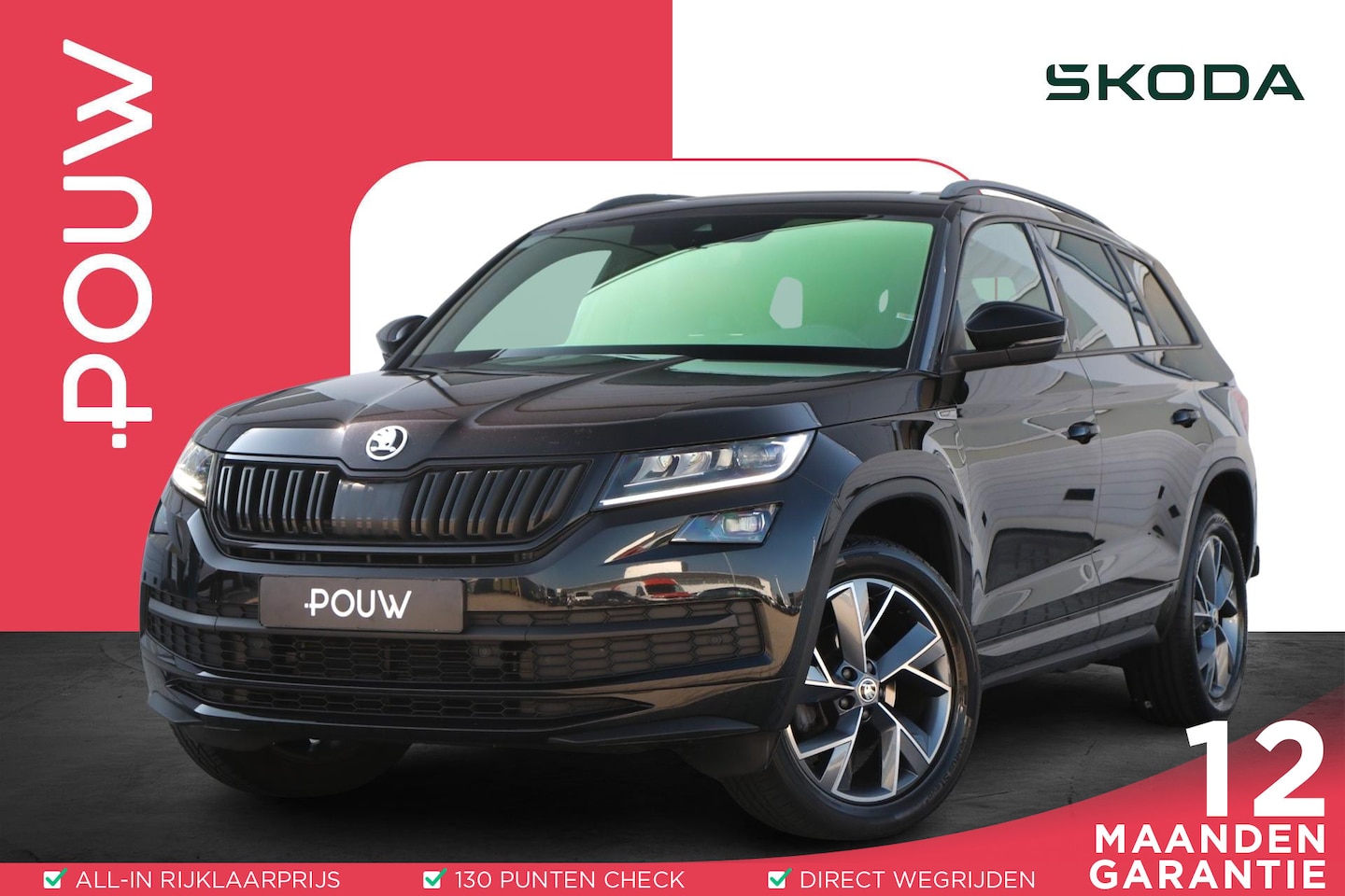 Skoda Kodiaq - 1.5 TSI 150pk DSG Sportline Business | Achteruitrijcamera | Stoelverwarming | Navigatie - AutoWereld.nl