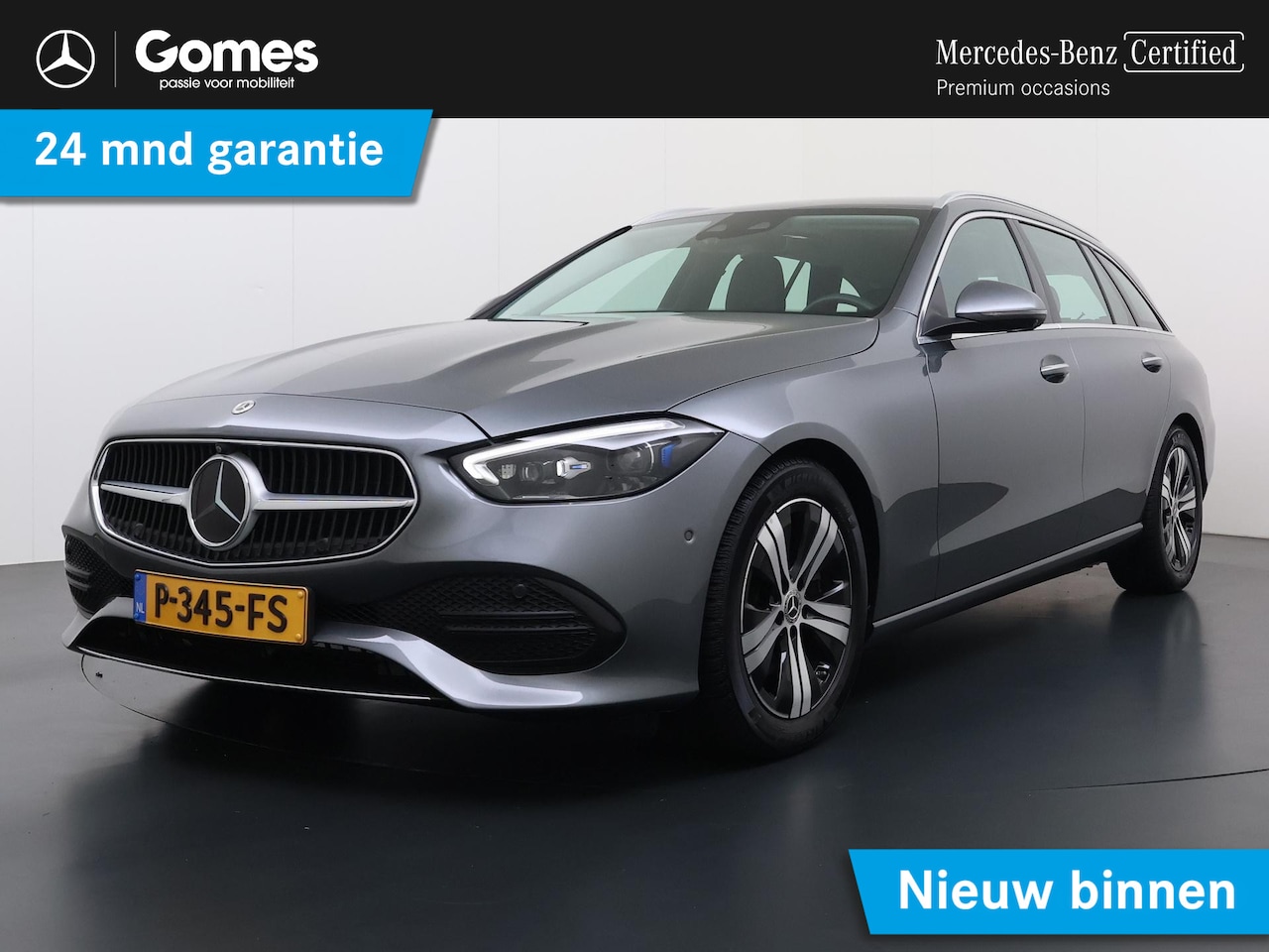 Mercedes-Benz C-klasse Estate - 200 Launch Edition Luxury Line | Trekhaak | 360 Camera | Keyless | Memory | Apple Carplay/ - AutoWereld.nl