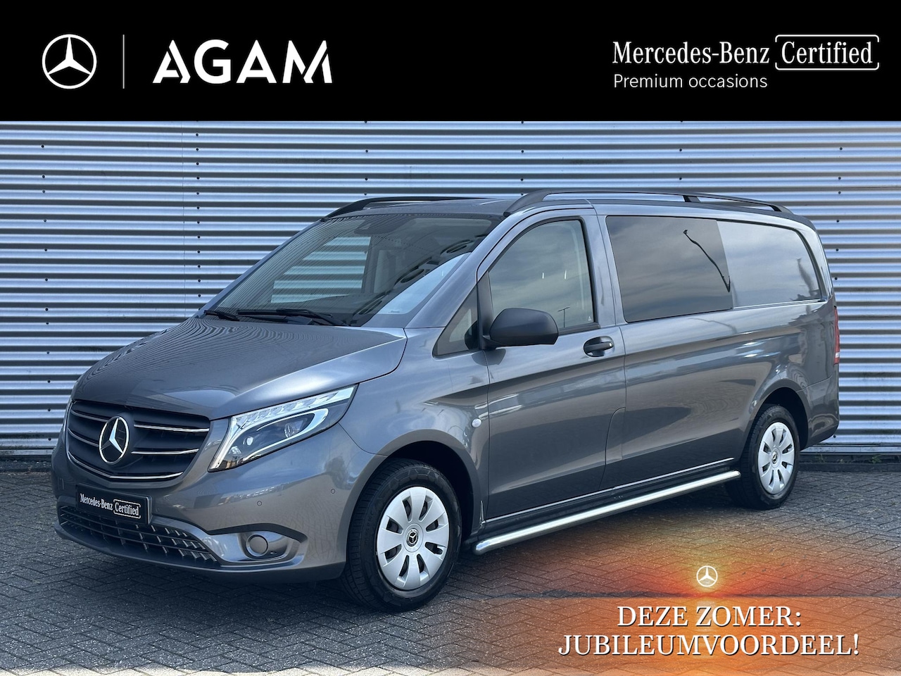 Mercedes-Benz Vito - 116 CDI Dubbele Cabine Navigatie Camera | Led | Apple Carplay | Trekhaak 2500kg - AutoWereld.nl