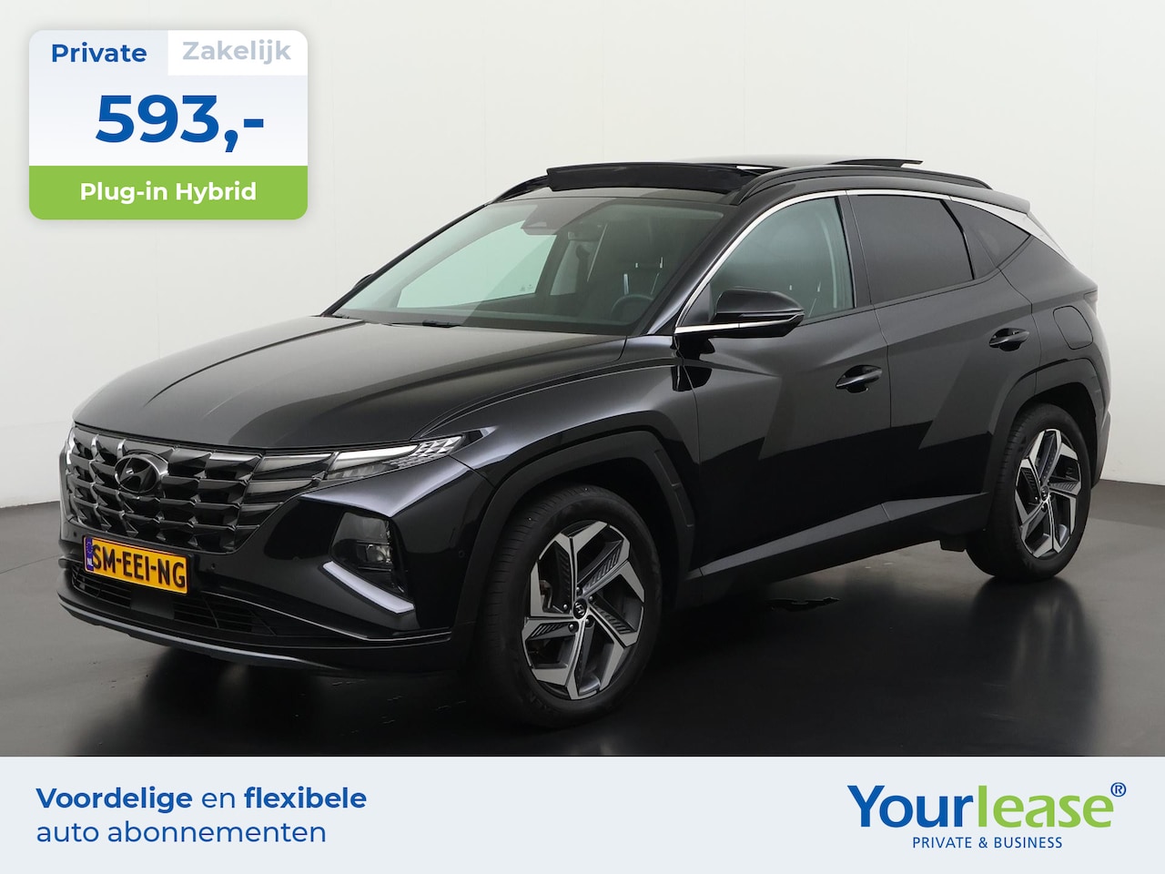 Hyundai Tucson - 1.6 T-GDI PHEV Premium Sky 4WD | All-in 593,- Private Lease | Direct uit voorraad - AutoWereld.nl