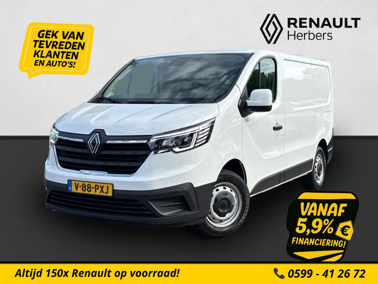 Renault Trafic - 2.0 Blue dCi 110 T29 L1H1 Start AIRCO / SLECHTS 20.249 KM / CRUISE CONTROL - AutoWereld.nl