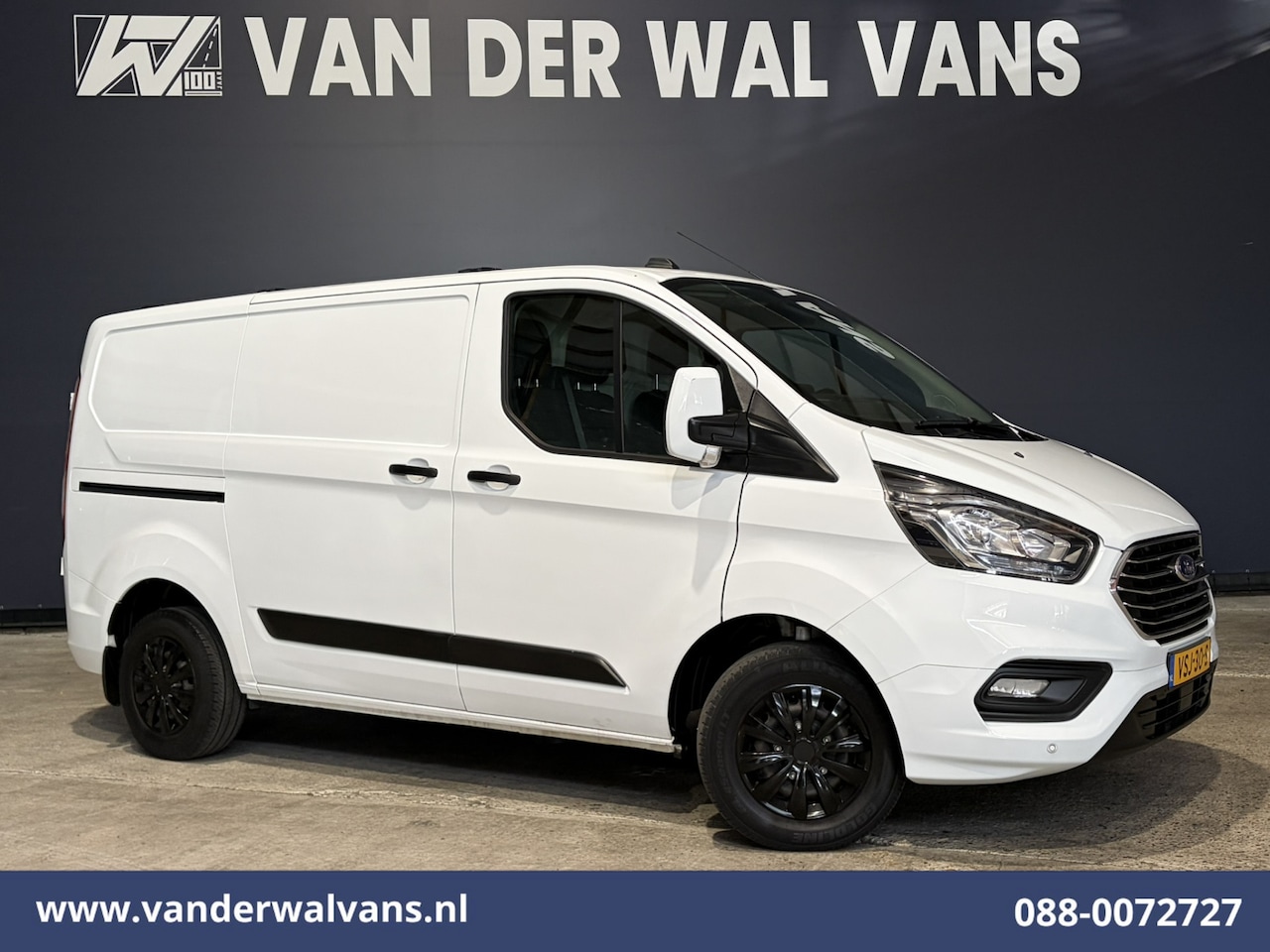 Ford Transit Custom - 2.0 TDCI 130pk L1H1 Euro6 Airco | Camera | LED | Cruisecontrol | 2500kg Trekhaak Android A - AutoWereld.nl