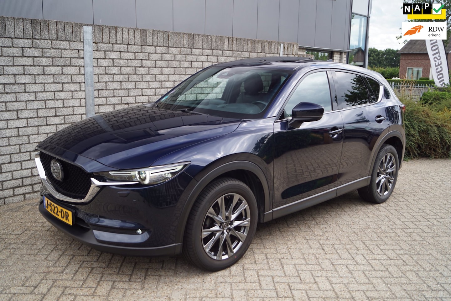 Mazda CX-5 - 2.5 4WD SkyActiv-G 194 Signature Autom Schkdak Leder Sportst Stoel/Stuur en A Bankverw Nav - AutoWereld.nl
