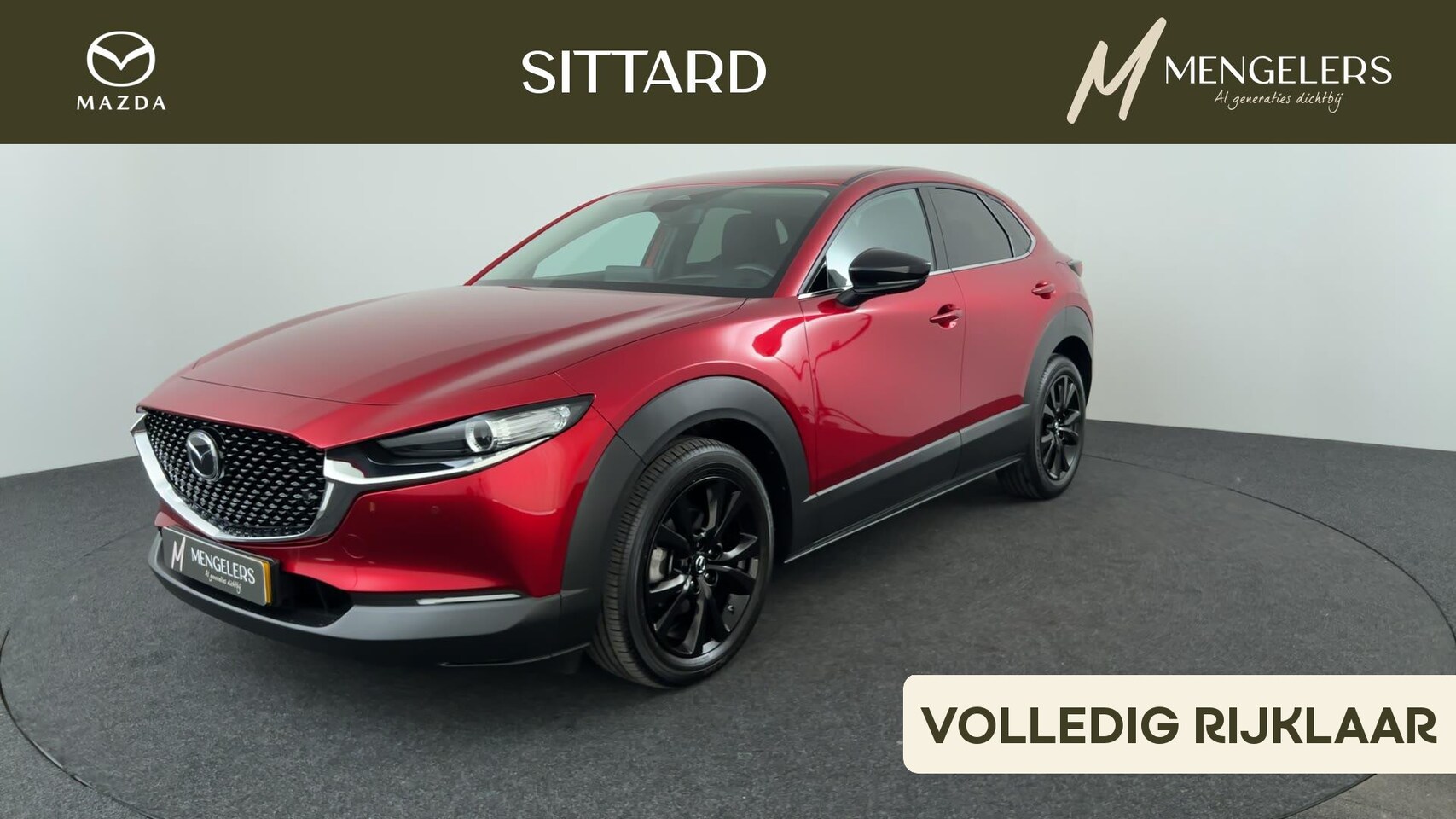 Mazda CX-30 - 2.5 e-SkyActiv-G M 140pk Hybrid AT Homura | Rijklaar | Apple Carplay | Cruise Adaptief | C - AutoWereld.nl