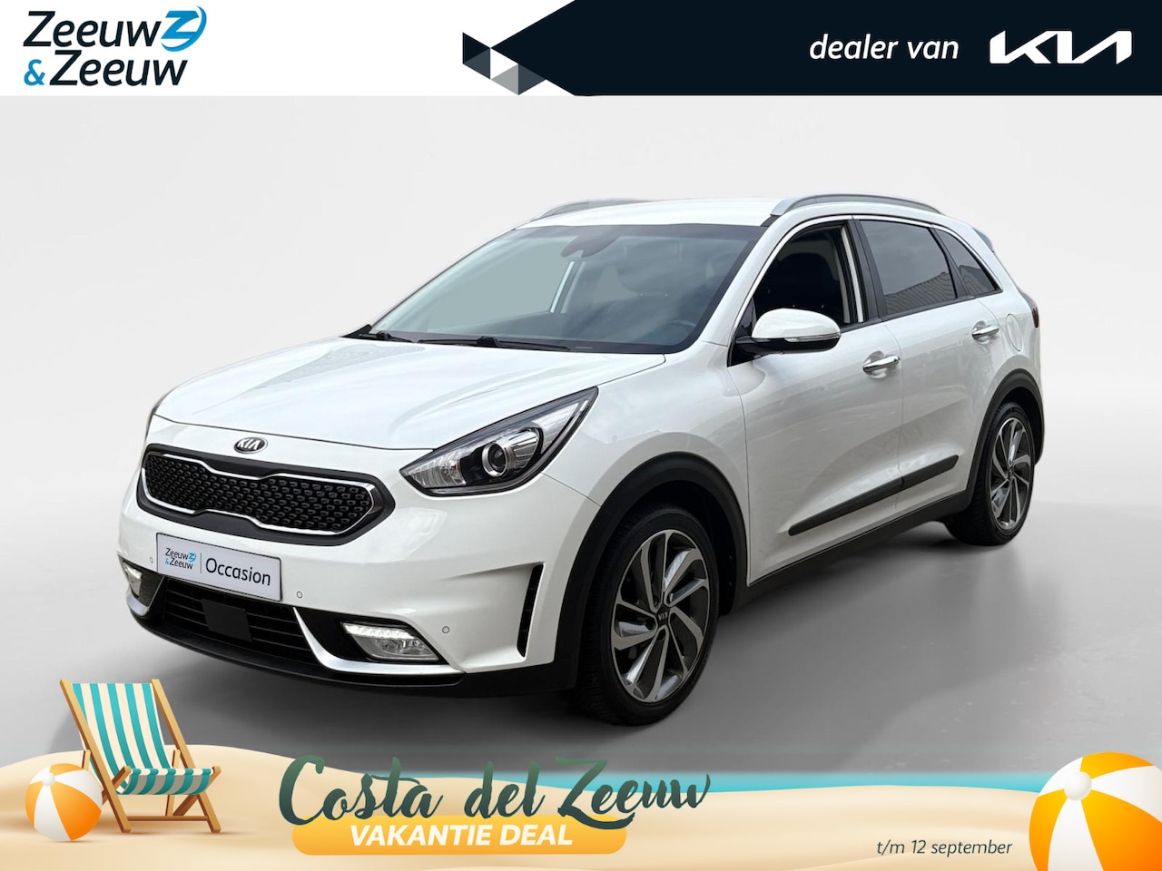 Kia Niro - 1.6 GDi Hybrid ExecutiveLine | Trekhaak | Stoel verwarming en koeling | Lederen bekleding - AutoWereld.nl