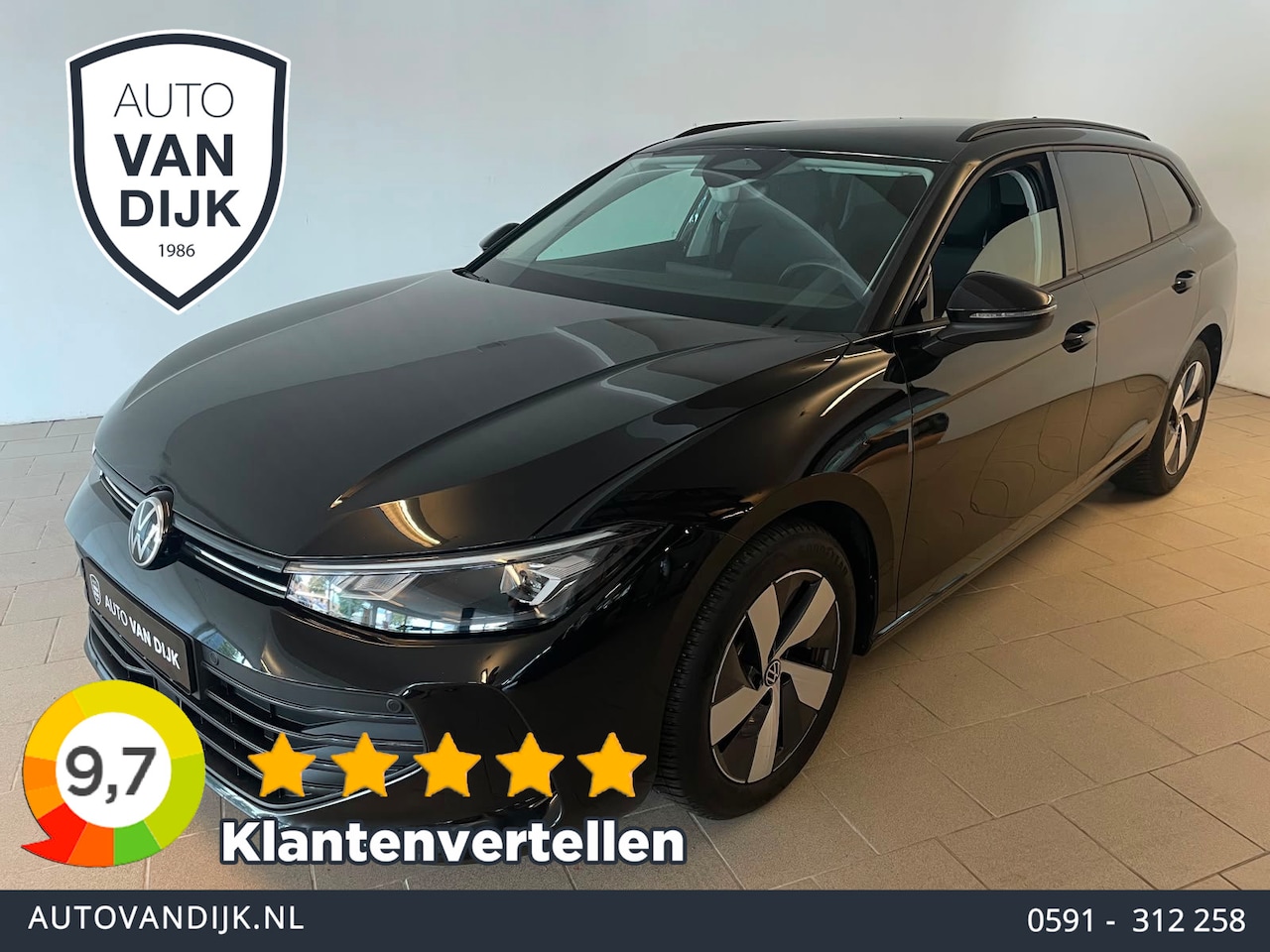 Volkswagen Passat Variant - 1.5 eTSI AIRCO NAVI CRUISE BLUETOOT APP CONNECT STOELVERW GROOT SCHERM 17 INCH ZEER NETTE - AutoWereld.nl