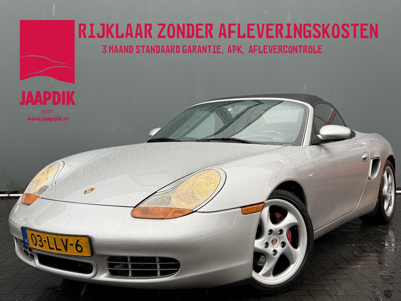 Porsche Boxster S - BWJ 2001 3.2 253 PK Tiptronic AUTOMAAT | STOELVERW. | CLIMA | CAMERA | CARPLAY + ANDROID | - AutoWereld.nl