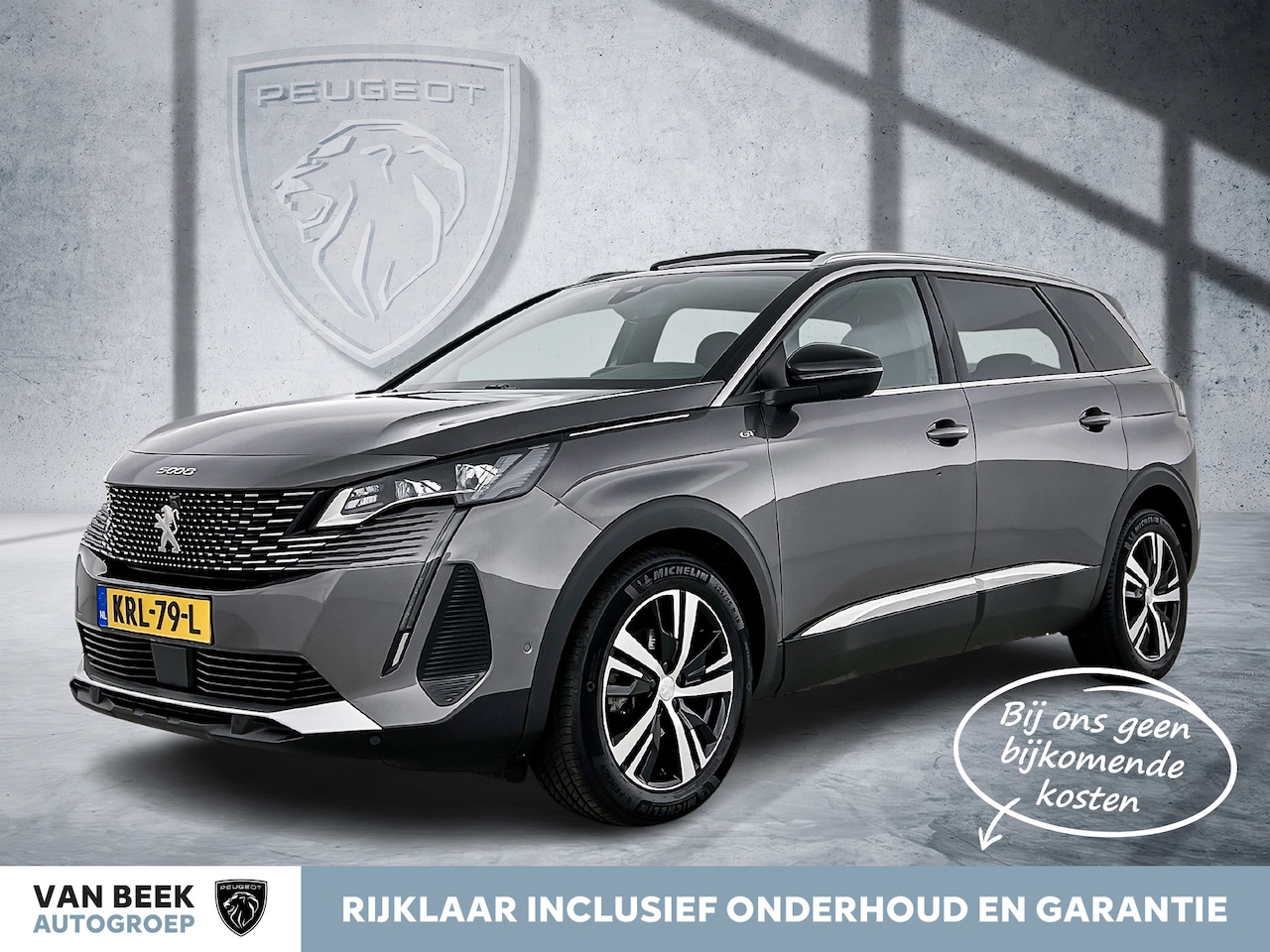 Peugeot 5008 - 130PK automaat GT | Rijklaar | Leder | Panorama dak | Trekhaak | - AutoWereld.nl