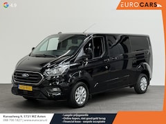 Ford Transit Custom - 300 2.0 TDCI L2H1 Limited Dubbele cabine Automaat Navigatie Airco 2 Schuifdeuren Trekhaak