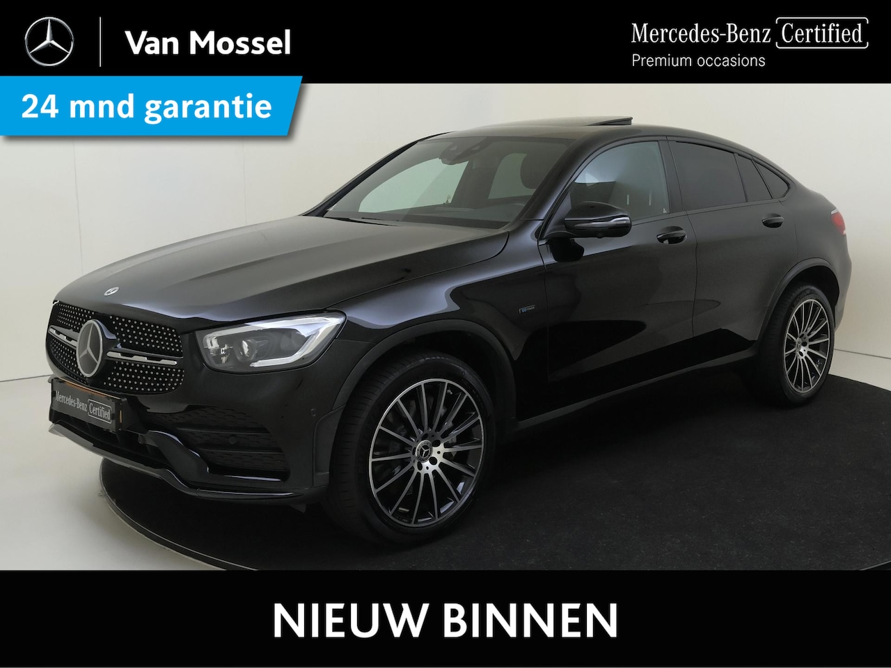 Mercedes-Benz GLC-klasse Coupé - 300e 4MATIC Business Solution AMG / Schuifdak/ Night/ 20 inch/ Burmester/ Memory/ Stoelver - AutoWereld.nl