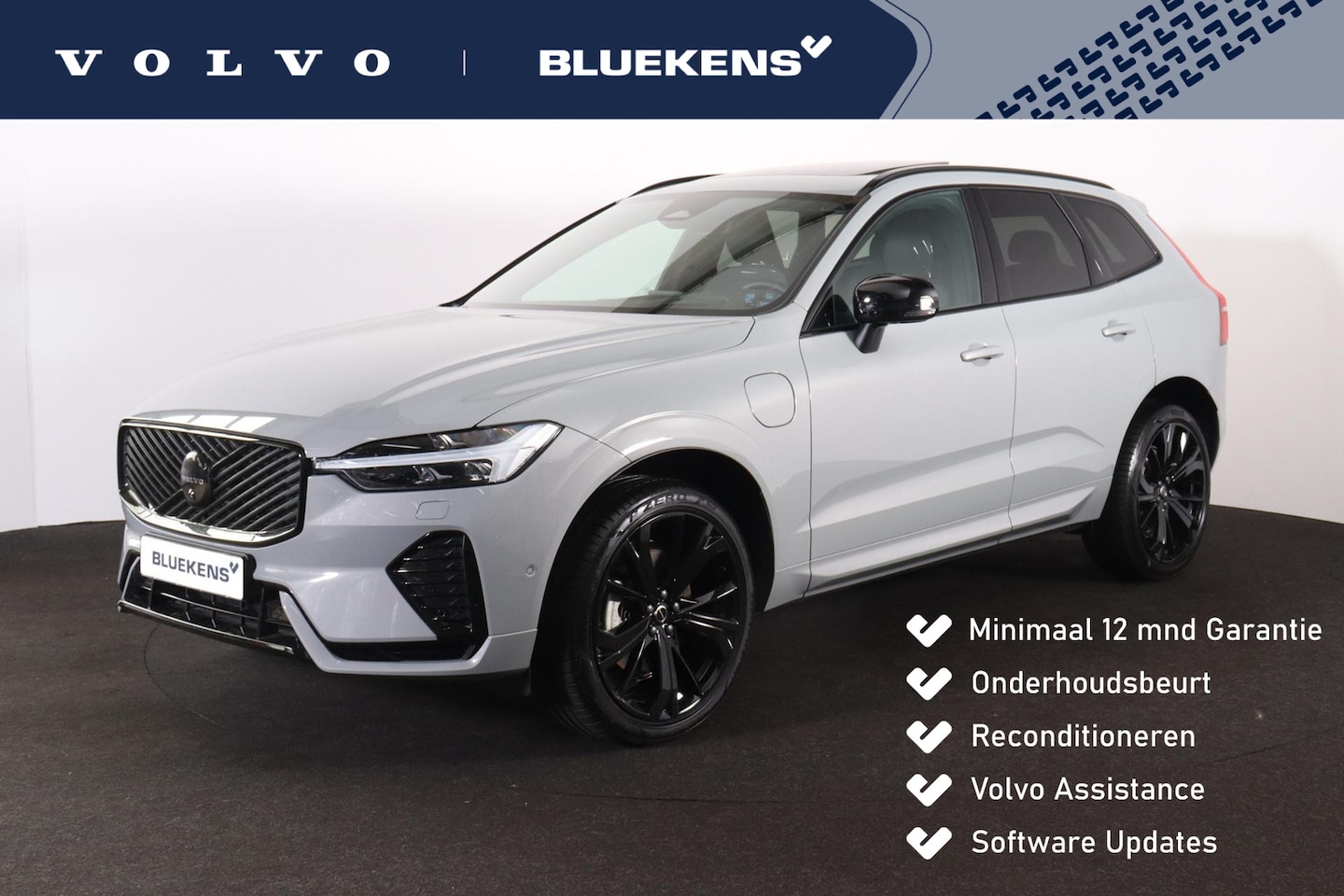 Volvo XC60 - T6 Recharge AWD Ultra Black Edition - Panorama/schuifdak - IntelliSafe Assist & Surround - - AutoWereld.nl
