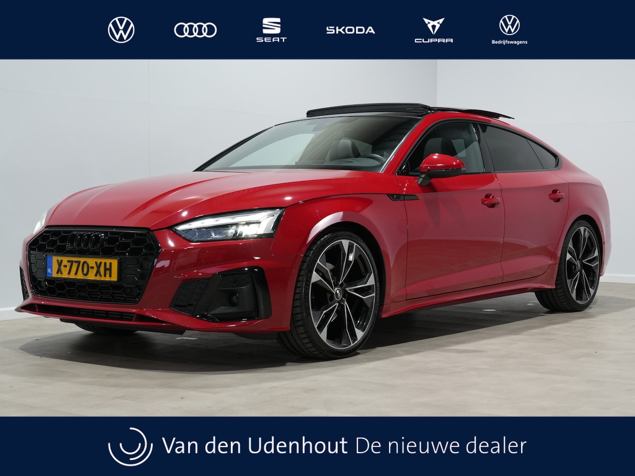 Audi A5 Sportback - 35 TFSI S edition Competition Panoramadak, B&O, Massagestoelen, Camera, Trekhaak wm - AutoWereld.nl