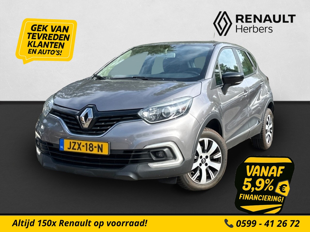 Renault Captur - 0.9 TCe Zen CRUISE / PDC ACHTER / NAVI / ALL SEASON - AutoWereld.nl