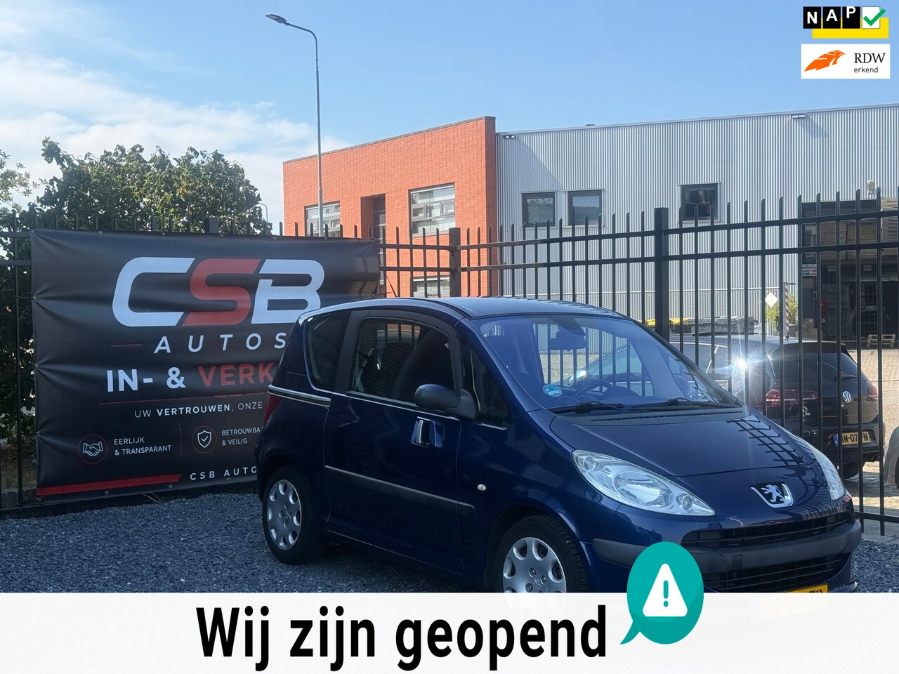 Peugeot 1007 - 1.6-16V Gentry AIRCO!AUTOMAAT!APK2027!KOOPJE! - AutoWereld.nl