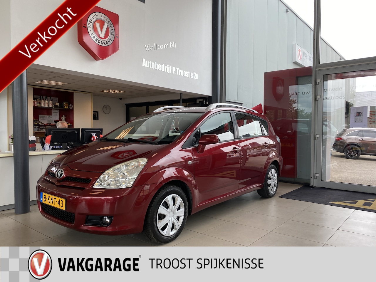 Toyota Verso - 1.8 VVT-i Terra,100%Onderhouden,Automaat,7 Persoons,Airco,Elektrischpakket,Trekhaak,Keyles - AutoWereld.nl