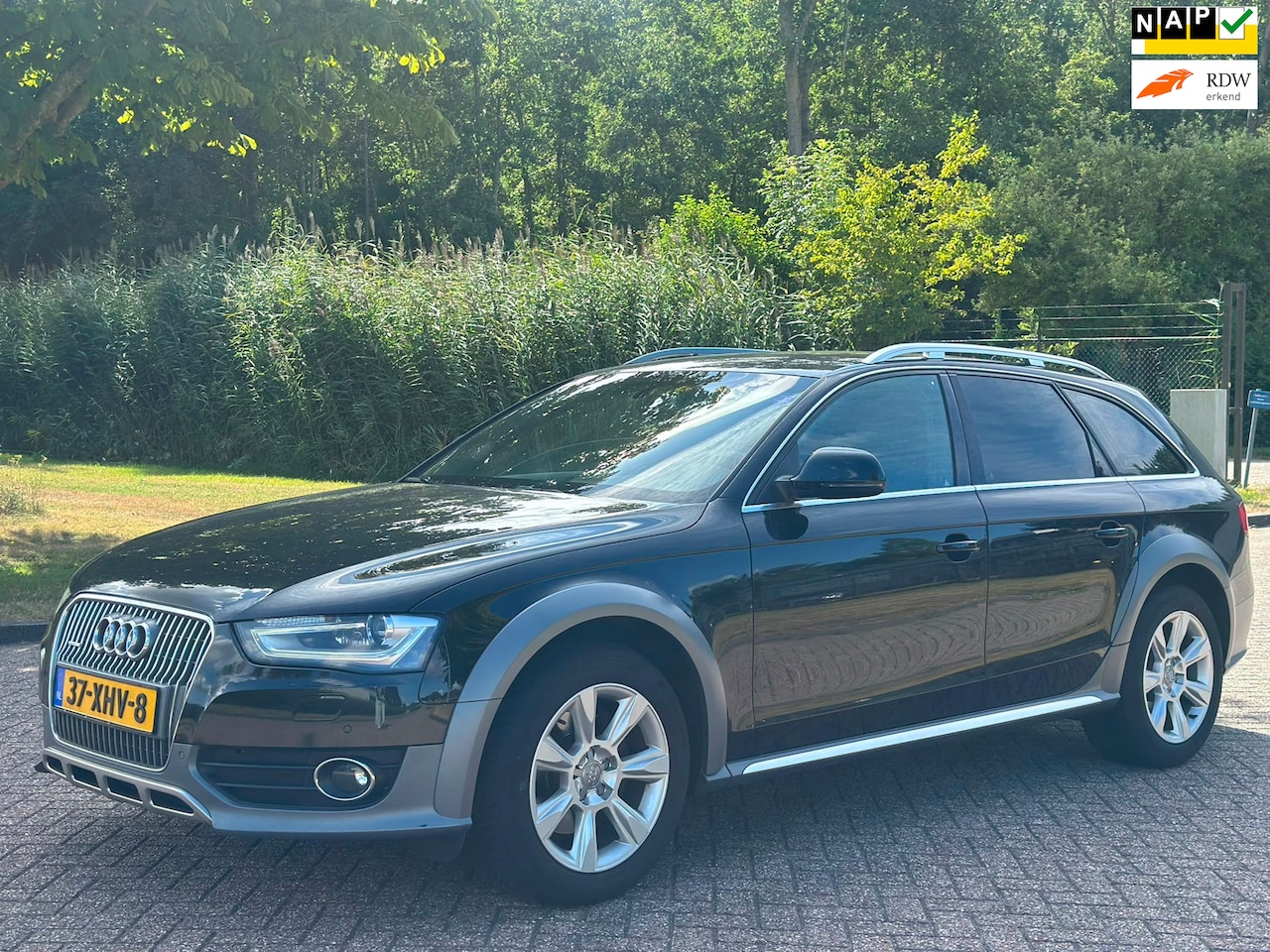 Audi A4 allroad quattro - 2.0 TFSI Pro Line/AIRCO/CRUISE/HALF LEDER/DODEHOEKSENS/NAVRSENS VOOR-ACHTER/VERWARMDE VOOR - AutoWereld.nl