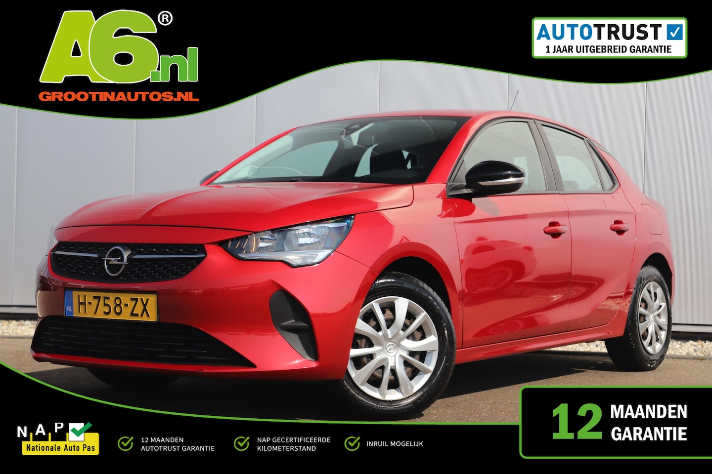Opel Corsa - 1.2 Edition NIEUWE DB RIEM! Radio Bluetooth Airco Cruise Control Rijstrooksensor Peperonci - AutoWereld.nl