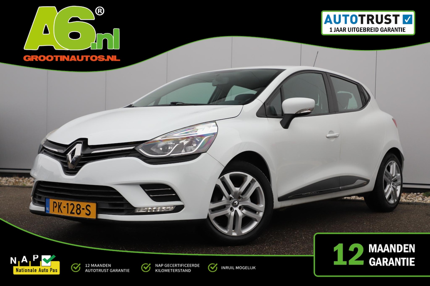 Renault Clio - 0.9 TCe Zen |NAP|LED| Navigatie Bluetooth Airco Cruise Control - AutoWereld.nl