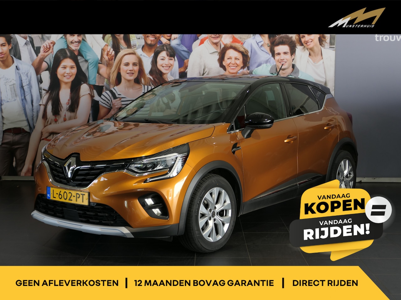 Renault Captur - 1.3 TCe 140 Intens *Dealer onderhouden!* - Camera - Sensor v+a - Draadloze telefoonlader! - AutoWereld.nl