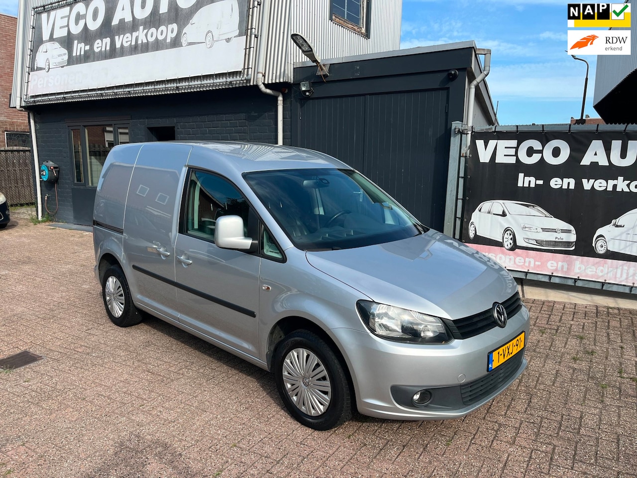 Volkswagen Caddy - 1.6 TDI dsg automaat airco leder pdc navi nette auto - AutoWereld.nl