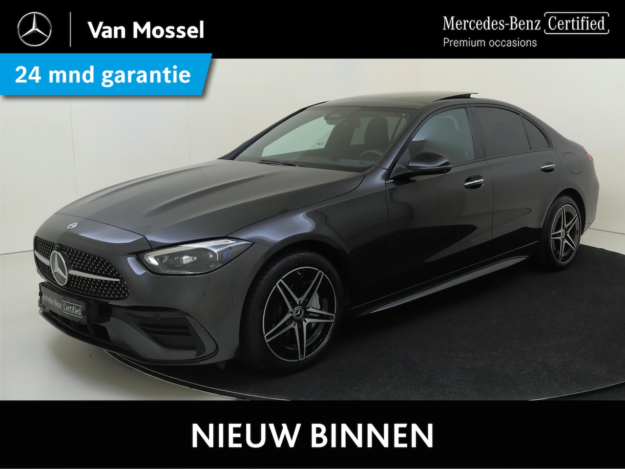 Mercedes-Benz C-klasse - 300 e AMG Line Limited / Panoramadak/ Night/ Head Up/ Sfeerverlichting/ Digital Light - AutoWereld.nl