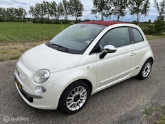 Fiat 500 C - 1.2 Lounge Automaat Cabrio / Airco / Parelmoer wit