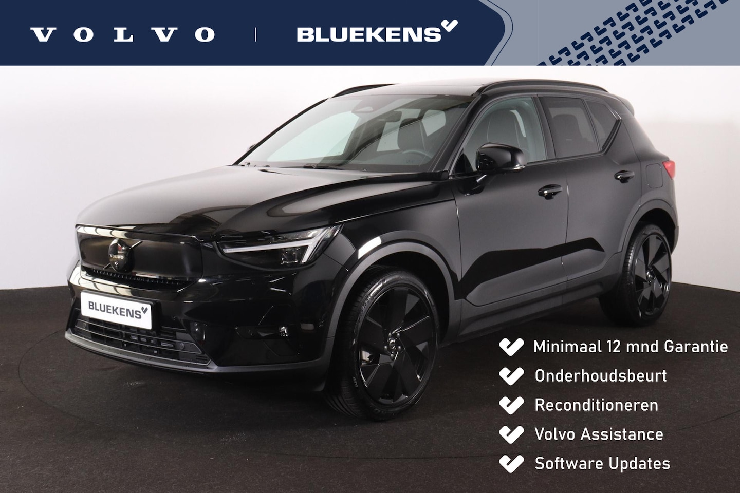 Volvo EX40 - Extended Range Ultra Black Ed. 82 kWh - Panorama/schuifdak - IntelliSafe Assist & Surround - AutoWereld.nl