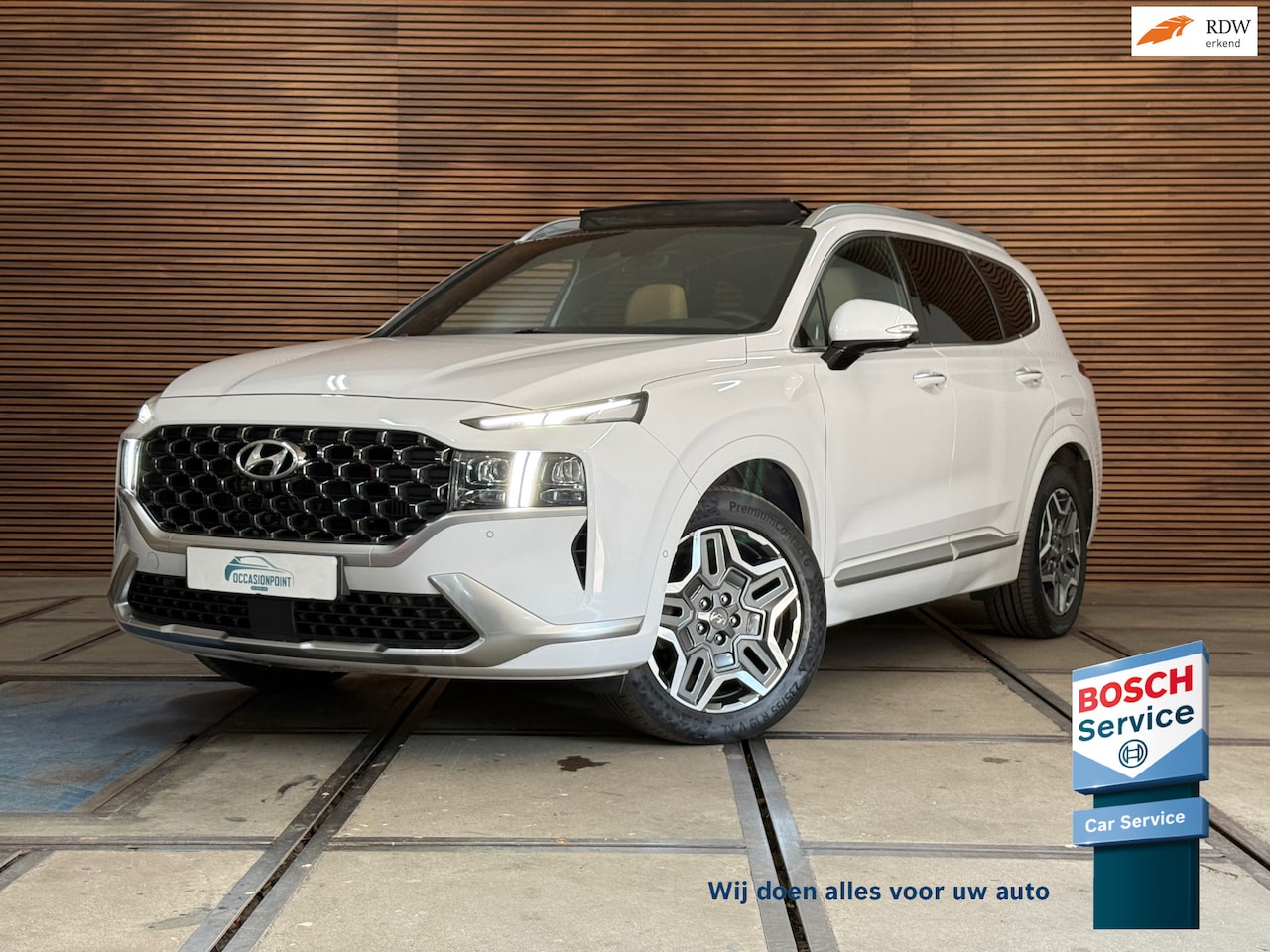 Hyundai Santa Fe - 1.6 T-GDI PHEV Premium Sky 7p. | Full Option | Pano | HuD | ACC | Park Assist | 360 | Trek - AutoWereld.nl