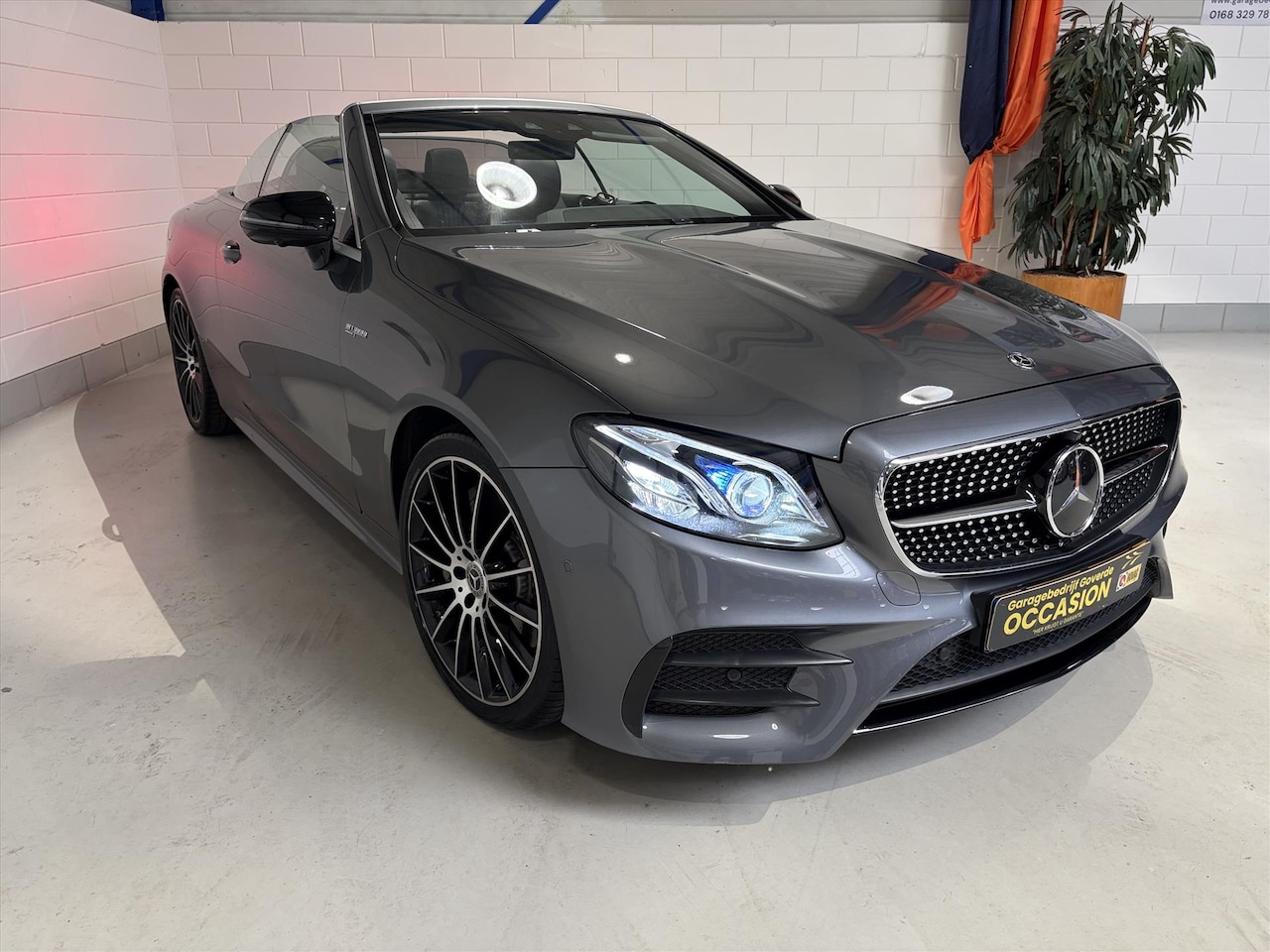 Mercedes-Benz E-klasse Cabrio - E450 V6T 367pk 4MATIC 9G AMG Line, ACC, Burmester, Memory - AutoWereld.nl