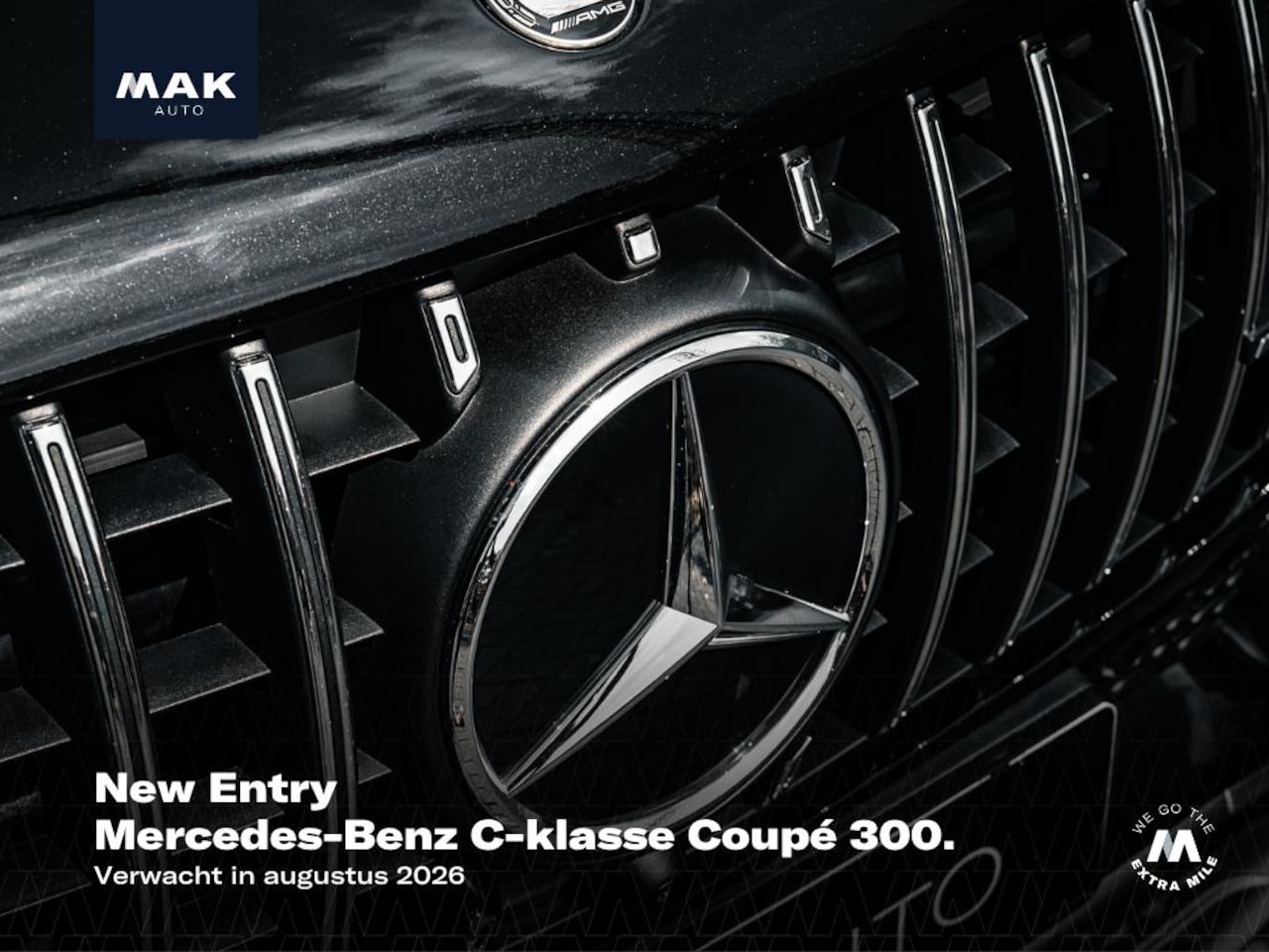 Mercedes-Benz C-klasse Coupé - 300 AMG Line 300 AMG Line , NL-auto, pano, Burmester, 360 camera, memory, keyless - AutoWereld.nl