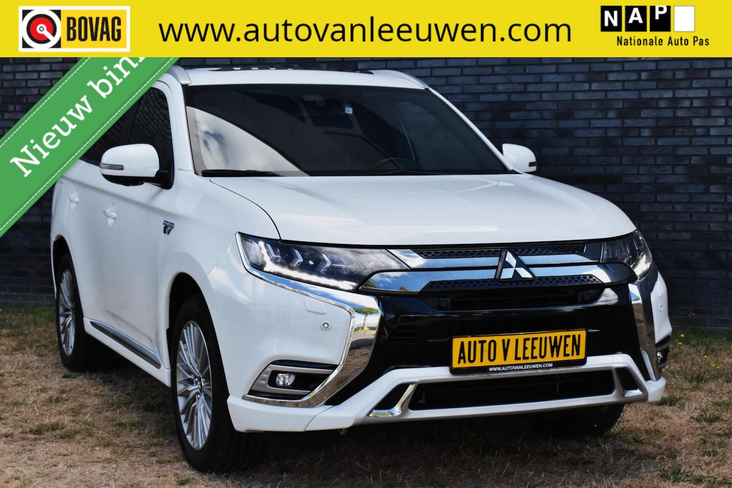 Mitsubishi Outlander - 2.4 PHEV Diamand Edition LEDER VOL! 360º/PANORAMADAK/CAMERA/ACC/ETC,! - AutoWereld.nl
