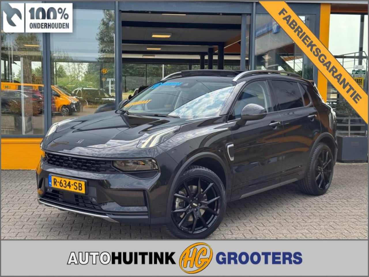 Lynk & Co 01 - 1.5 PHEV Hybrid 261 pk - Black Edition - panoramadak - 360 camera - AutoWereld.nl