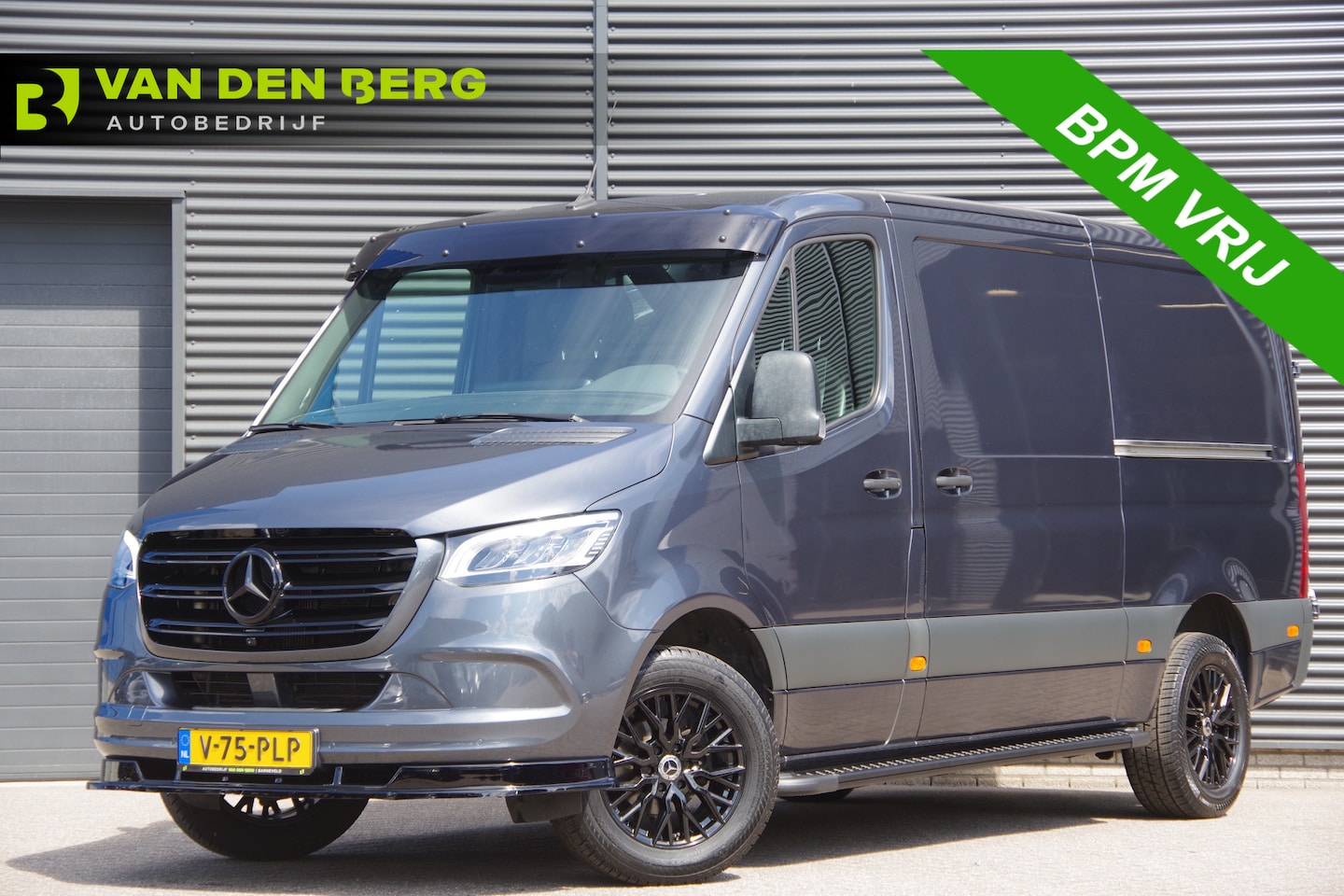 Mercedes-Benz Sprinter - 319 3.0 CDI V6 L2H1 MARGE! AUT. LED, 2X SCHUIFDEUR, 3.5T TREKHAAK, LEDER, ADAPT. CRUISE, 3 - AutoWereld.nl