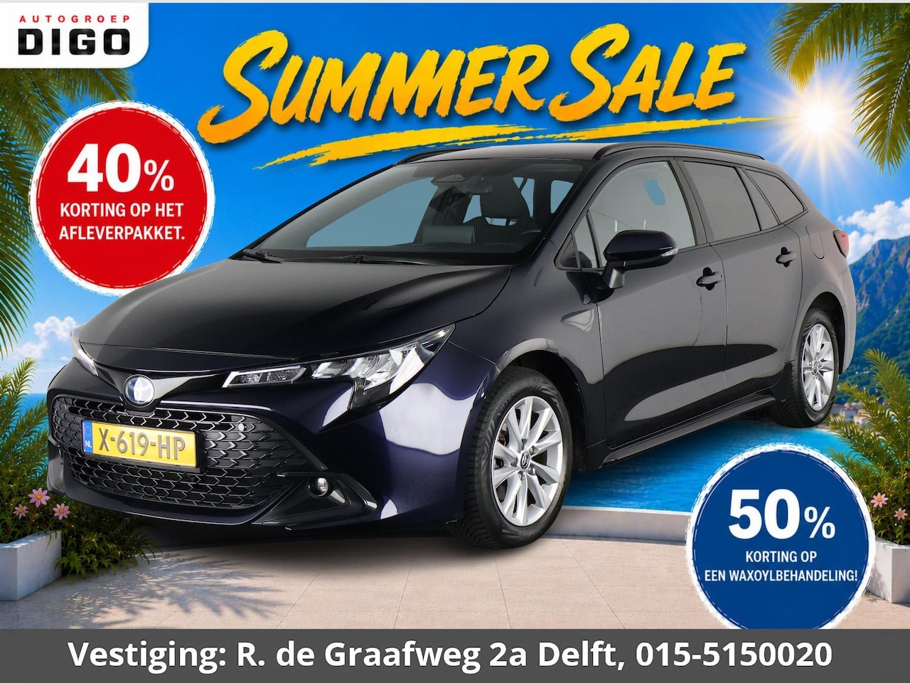 Toyota Corolla Touring Sports - Hybrid 140 Active | Apple Carplay & AndroidAUTO | Camera | Privacy Glass | - AutoWereld.nl