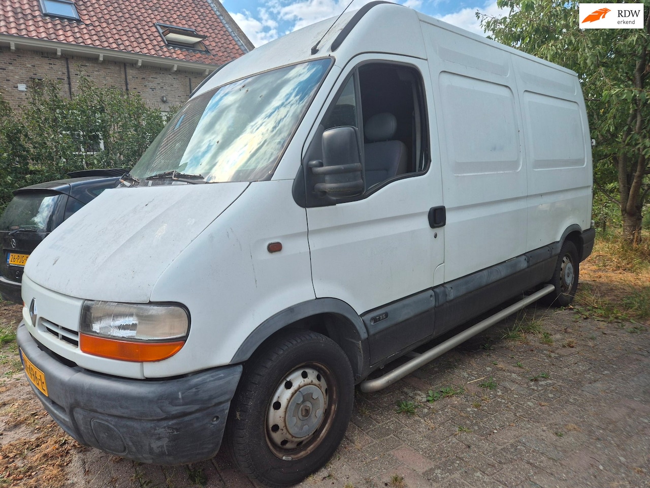 Renault Master - 2.2 DIESEL 2003 LANG HOOG RIJDT EN SCHAKELT GOED - AutoWereld.nl