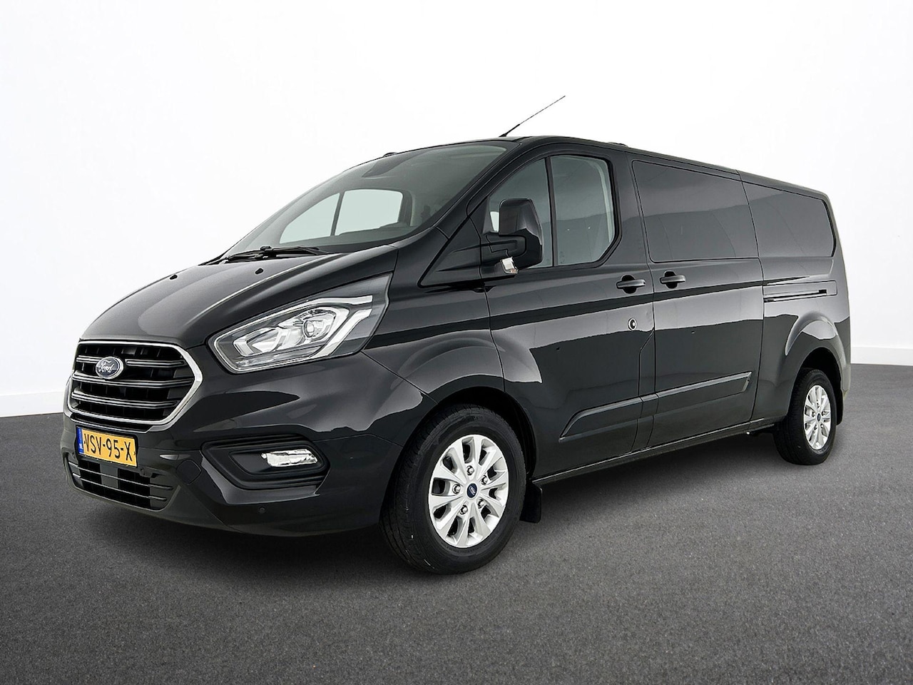Ford Transit Custom - 300 2.0 TDCI L2H1 Limited Dubbele cabine Automaat Navi Airco 2x Schuifdeuren Trekhaak Park - AutoWereld.nl