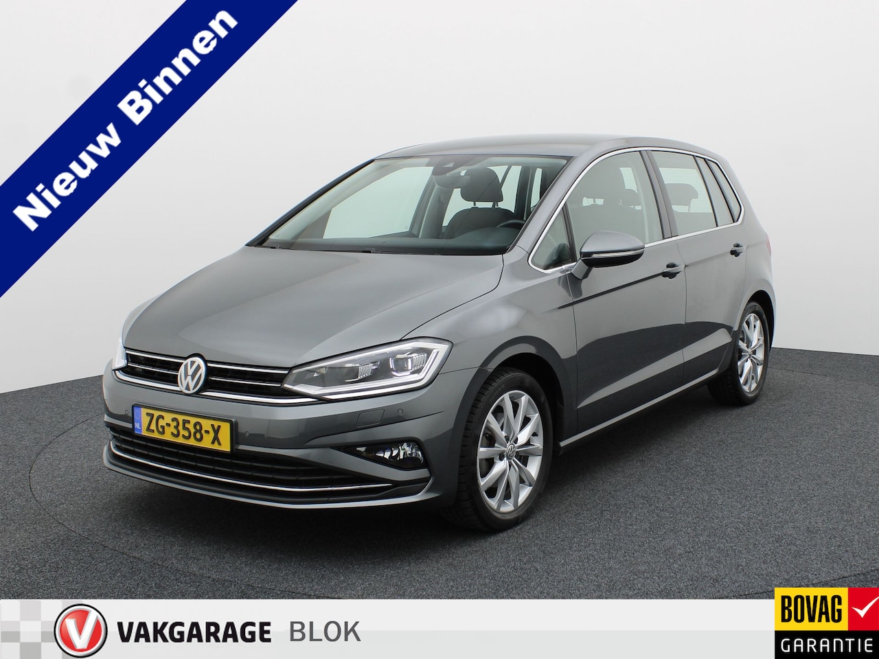 Volkswagen Golf Sportsvan - 1.5 TSI ACT Highline Edition | Trekhaak | Camera | Adapt. Cr. | Stoelverw. | Prijs Rijklaa - AutoWereld.nl