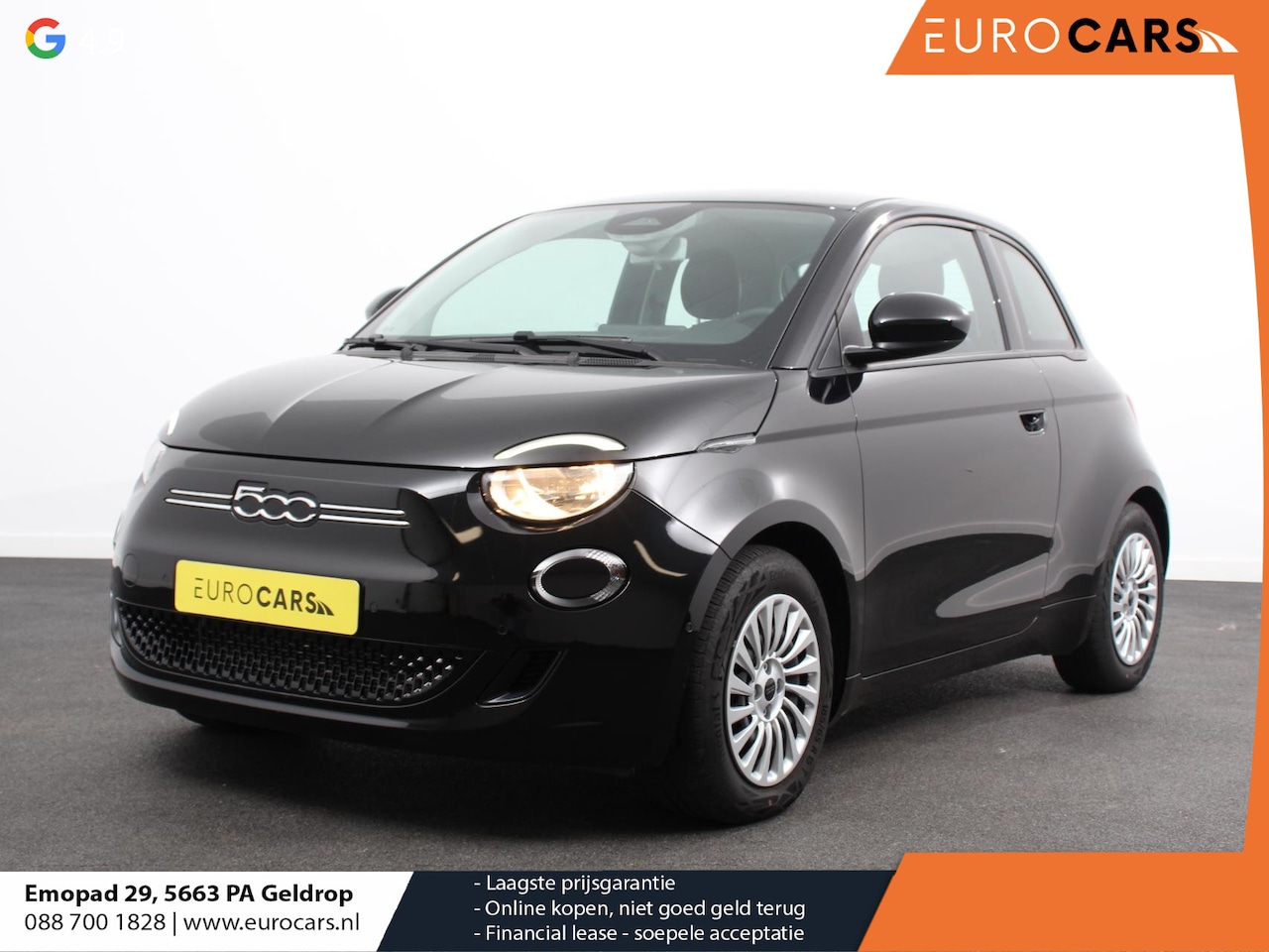 Fiat 500e - Urban 42 kWh Airco Climatronic 360 Camera Stoelverwarming Keyless Wireless CarPlay Dodehoe - AutoWereld.nl
