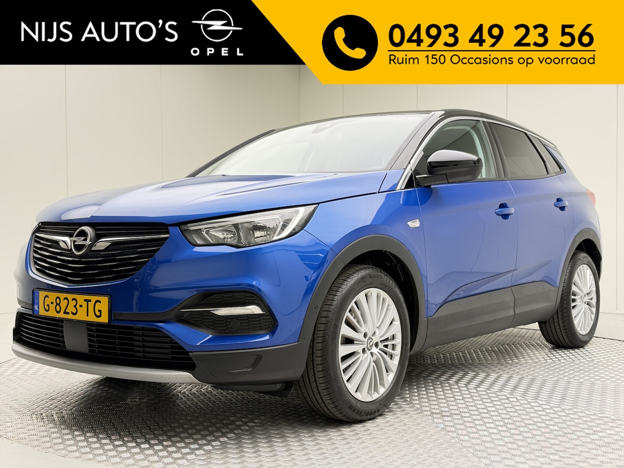 Opel Grandland X - 1.2 Turbo Business Exec. | Trekhaak / Elektr. Kofferbak / Keyless Entry / Climate / Carpla - AutoWereld.nl