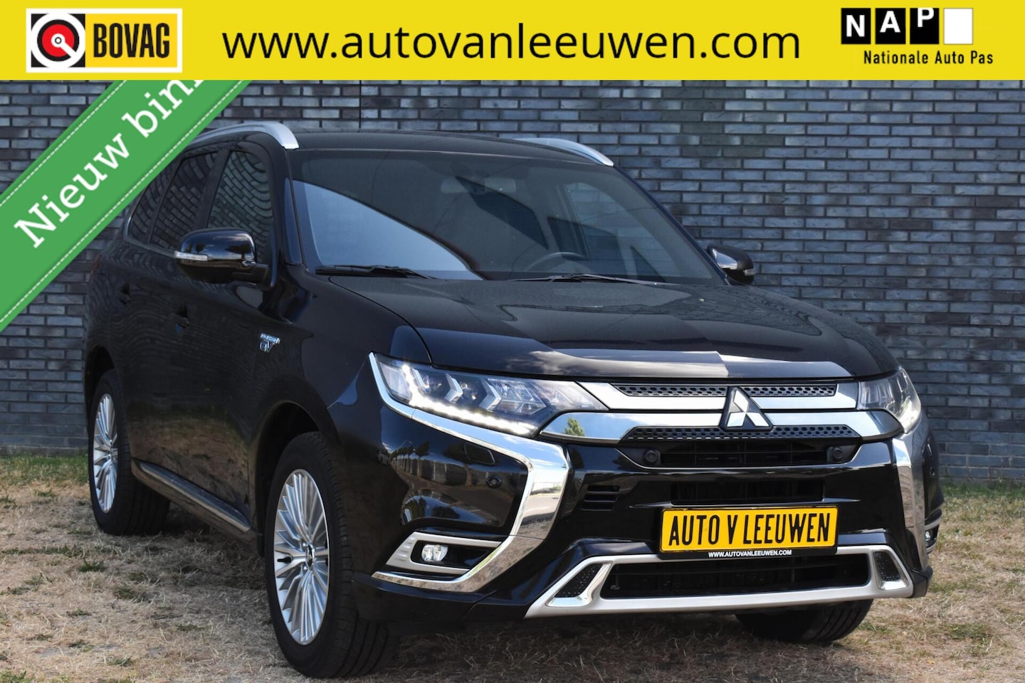 Mitsubishi Outlander - 2.4 PHEV Diamand Edition LEDER VOL! 360ºCAMERA/CARPLAY ANDROID/ETC,! - AutoWereld.nl