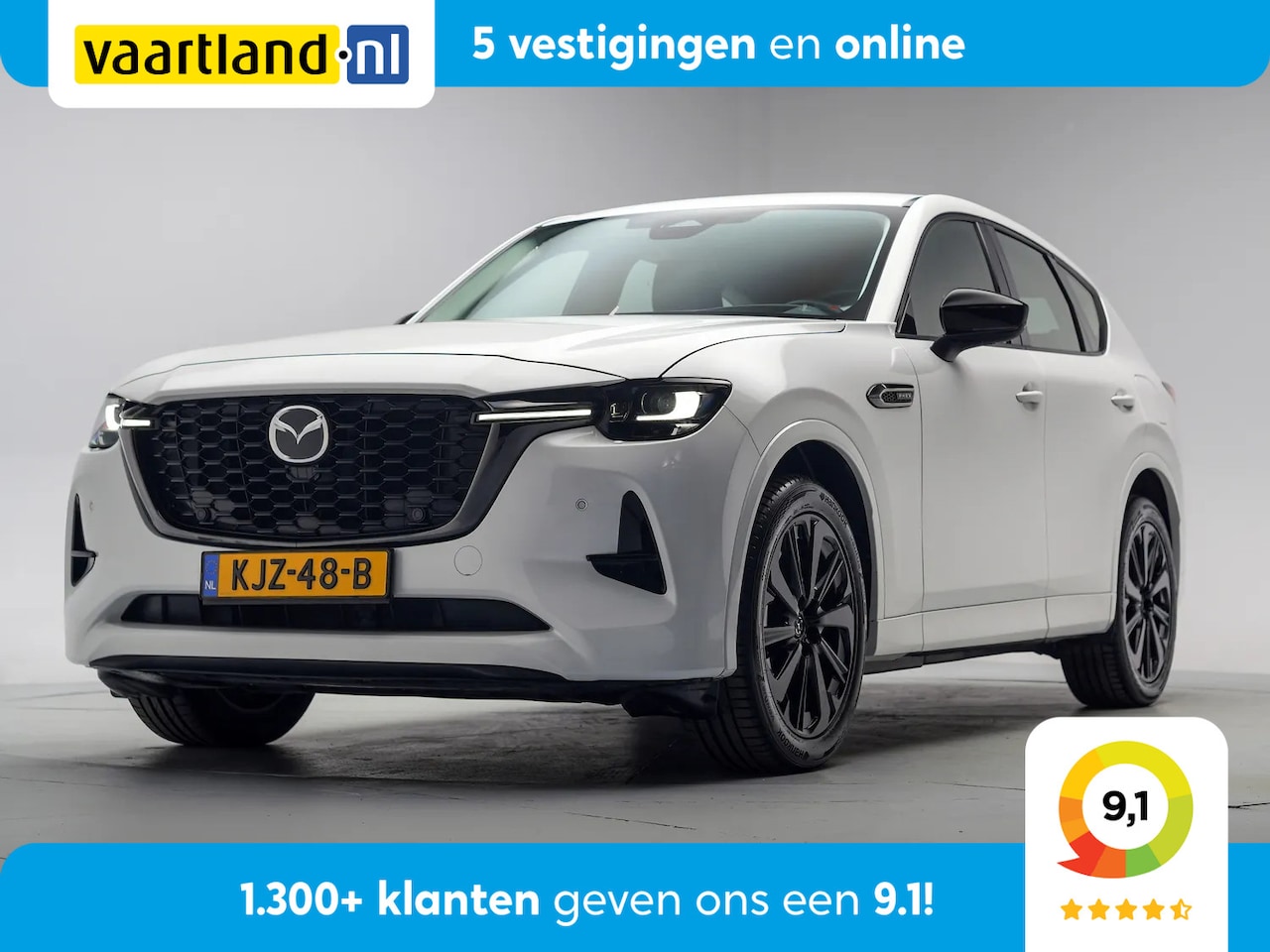 Mazda CX-60 - 2.5 PHEV 327pk AWD Homura [ Leder Stoelventilatie/-verwarming Navi Apple/Android Camera ] - AutoWereld.nl