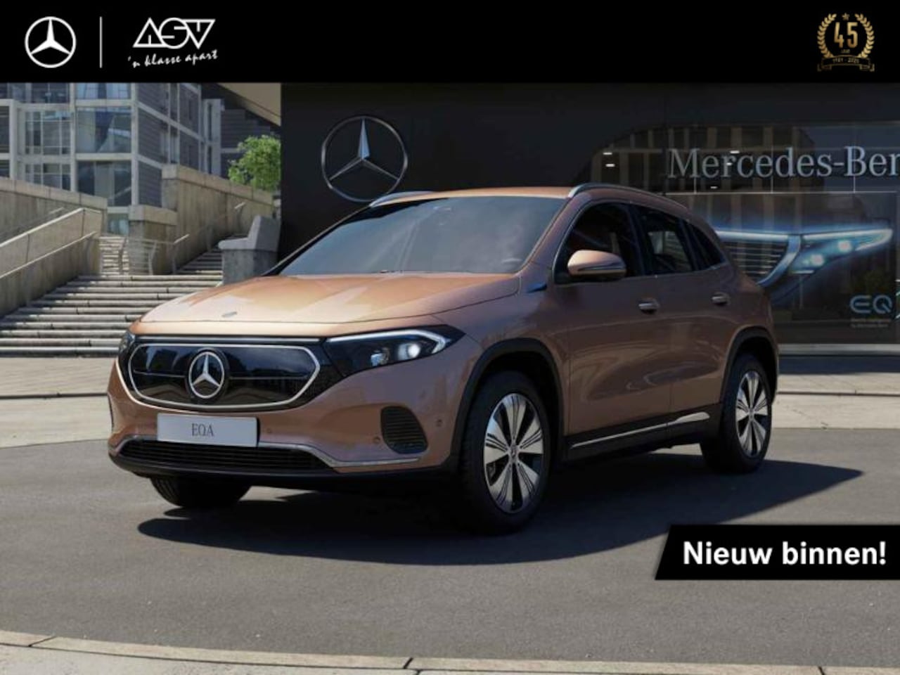 Mercedes-Benz EQA - 250 Business Solution Luxury 67 kWh Keyless entry, Wegklapbare trekhaak, stoelen met memor - AutoWereld.nl