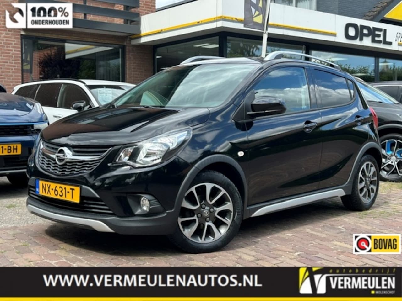 Opel Karl - 1.0 75PK ROCKS Online Edition + 15"/ Airco/ CarPlay/ Cruise/ NL auto - AutoWereld.nl
