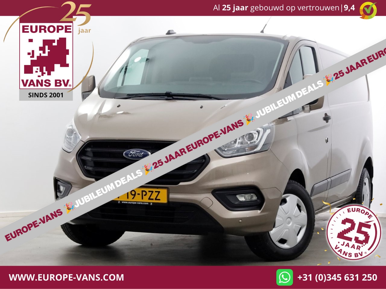 Ford Transit Custom - 320 2.0 TDCI 130pk Automaat L2H1 Trend Airco/Camera/Carplay 02-2022 - AutoWereld.nl