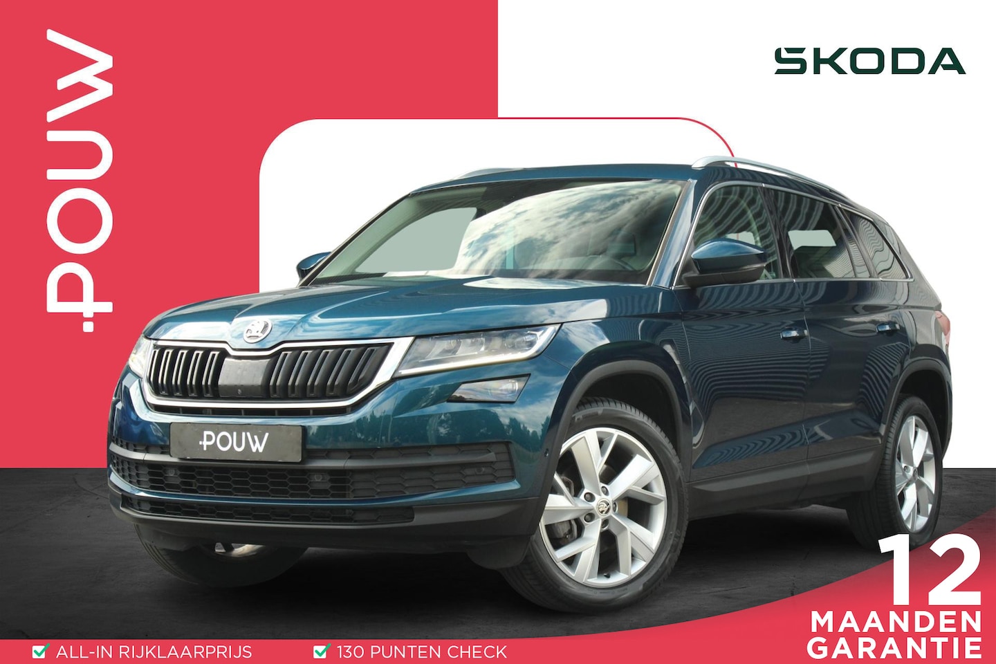 Skoda Kodiaq - 1.5 TSI 150pk DSG Style Business 7p. | Trekhaak | Elektrische Stoelen | Stoelverwarming | - AutoWereld.nl